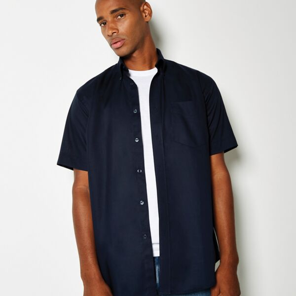 Kustom Kit Short Sleeve Classic Fit Workwear Oxford Shirt Thumbnail